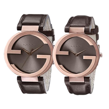 全球购古驰(gucci)男女情侣表复古欧美风尚对表ya133207/ya133309