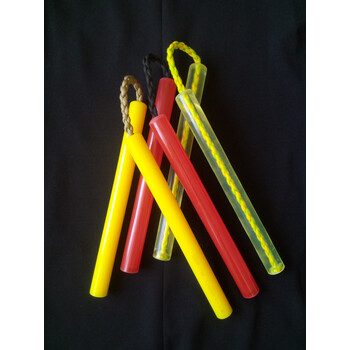 武术搏击 其他武术装备 神斧 牛筋双节棍橡胶塑料尼龙钢木海绵防身