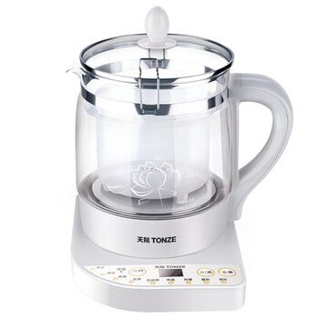 
                                        
                                                                                天际(TONZE)养生壶 1.8L电水壶烧水壶 煮茶器电热水壶 多功能玻璃煮茶壶 熬粥壶煎药壶 恒温水壶 BJH-W180P                