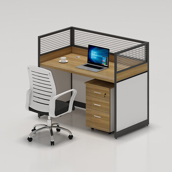 造梦空间 办公家具屏风办公桌职员办公桌椅组合 员工工位电脑桌椅套装