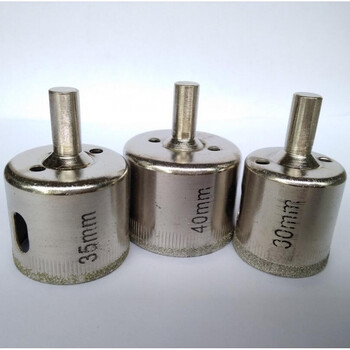 玻璃开孔器 玻璃钻头 金刚砂陶瓷取孔瓷砖大理石打孔 直径30mm开孔器