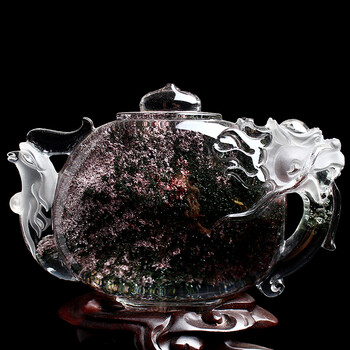 东海水晶精工雕刻摆件专场