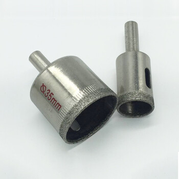 玻璃开孔器 瓷砖钻头大理石陶瓷盆打孔扩孔器佛珠磨圆工具套装 4mm