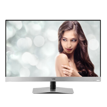 AOC T2369MD 23英寸宽屏窄边框IPS广视角LED背光液晶显示器（带电视功能）（黑/银色）