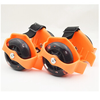 罗威儿童礼物星空轮 pu风火轮 全闪光轮滑鞋暴走鞋 滑轮鞋滑光轮送包