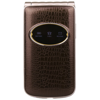 海尔 (Haier) HG-A310 移动/联通2G 翻盖老人手机 咖啡色