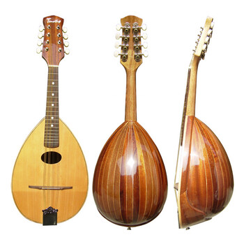 兹(qin ci) 手工制作云杉面单pm50s八弦瓢型曼陀林乐器面单圆背曼陀铃