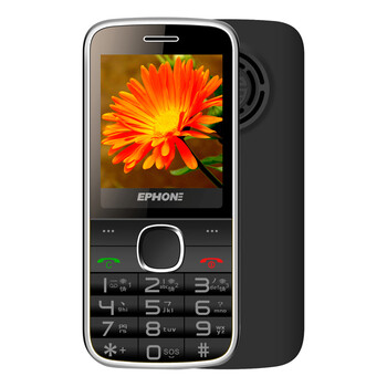 易丰（Ephone）E61VS 电信2G老人手机 黑色