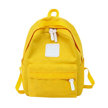 初中生帆布书包女学生韩版原宿可爱小清新双肩包少女简约百搭背包