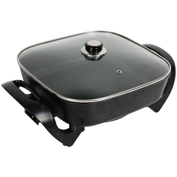 拜杰多功能电热锅电火锅 电烤锅 烙饼锅 电蒸锅