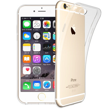 BIAZE 苹果6/6S手机壳 iPhone6/6S保护套 全包防摔透明软壳 清爽系列 JK04-透明白
