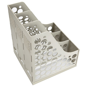 齐心(COMIX) B2173 三格 灰色 超省钱资料架 (计价单位：个) 灰色