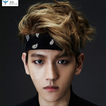 灵感 男士发箍韩国简约潮运动头饰隐形洗脸发夹睡觉头箍发窟男发带