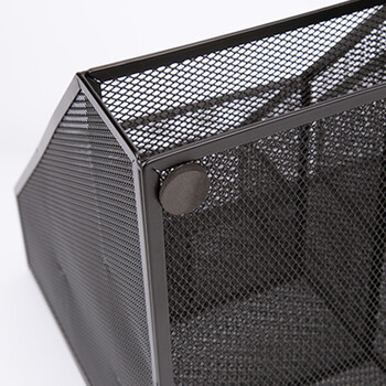 广博(GuangBo)金属网状多功能文件框/文件筐/带笔筒收纳架办公用品 黑 WZ9316 广博(GuangBo)金属网状多功能文件框/文件筐/带笔筒收纳架办公用品 黑 WZ9316