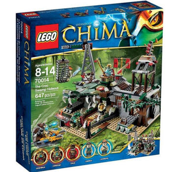 乐高lego70014chima鳄鱼沼泽藏身处new2013