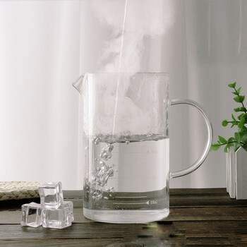 刻度水杯 带刻度水平尺玻璃量杯微波炉单层热奶杯耐高温大容量男女