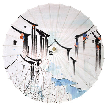 七夕情人节礼物 泸州油纸伞 防雨防晒古典传统江南中国风实用舞蹈装饰