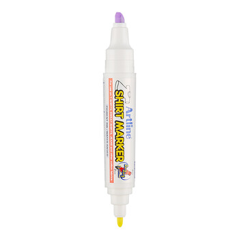 【全网低价】旗牌(Shachihata)DIY纺织颜料衣服布料手绘涂鸦绘画T恤笔 双头 2.0-5.0mm 淡紫/黄 EKT-25TT美术写生 【全网低价】旗牌(Shachihata)DIY纺织颜料衣服布料手绘涂鸦绘画T恤笔 双头 2.0-5.0mm 淡紫/黄 EKT-25TT美术写生