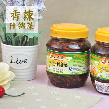 
                                        广西宜州特产香辣什锦菜下饭酱菜王媒婆 500g                