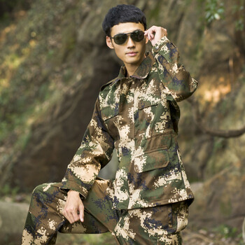 静电丝迷彩服新式消防迷彩男冬季迷彩服套装特训服作训服 武冬迷彩