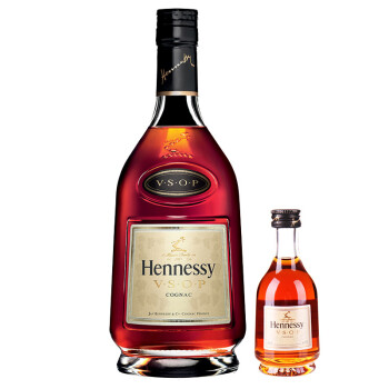 Hennessy 轩尼诗 VSOP干邑白兰地 700ml+50ml组合装 *4件