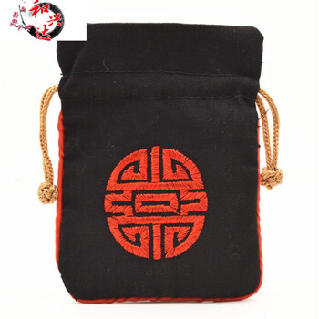 纯手工刺绣烟丝袋烟叶袋子老式旱烟袋烟袋烟斗烟袋锅荷包拉伸拉绳