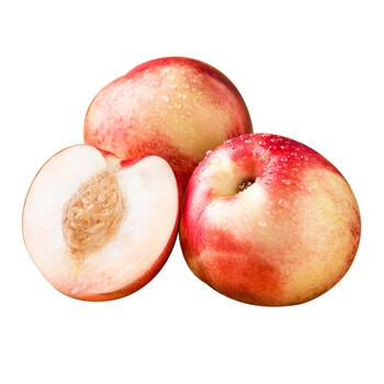 佰纷汁佰白肉油桃新鲜水果桃子 油桃铂金果2.5斤装