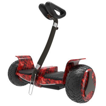 阿尔郎 电动平衡车儿童两轮成人双轮智能代步车带手扶体感车 火焰红54V音乐款