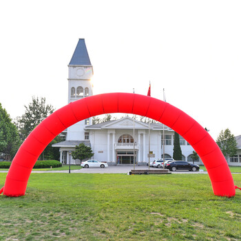 6/8/10米充气拱门气模 开业庆典彩虹门气拱门婚庆广告 6米全红套餐含