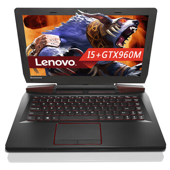 联想（Lenovo）拯救者 14.0英寸游戏笔记本电脑i5-4210H 4G 1T GTX960M 2G独显 FHD IPS屏 Win8.1）黑色