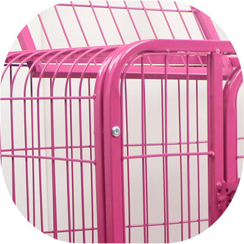 狗笼子泰迪小型犬中型犬宠物加粗狗狗笼子带厕所狗窝兔子笼猫笼子