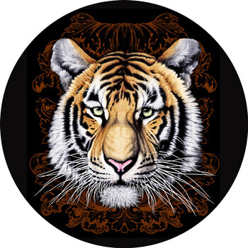 ins网红潮牌圆形地毯电脑椅吊篮地垫儿童房间卧室客厅服装店北欧 荧光