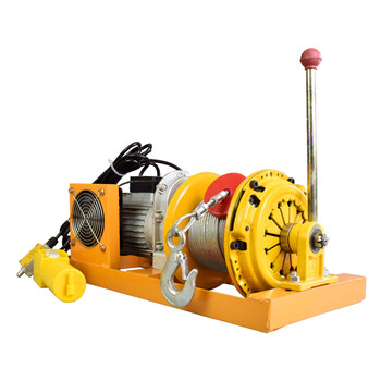 吊机压盘提升机快速电动葫芦吊料机卷扬机3吨 离合式提升机500型60米