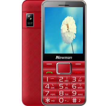 纽曼 （Newman）C360 电信 直板老人手机 红色