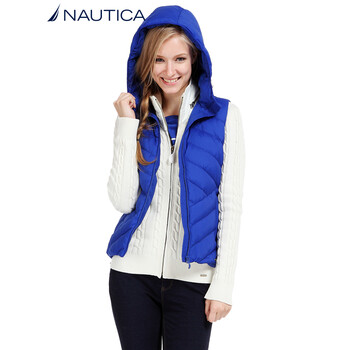 诺帝卡 NAUTICA 女士 新款 羽绒背心 43TC10 蓝色 40P S