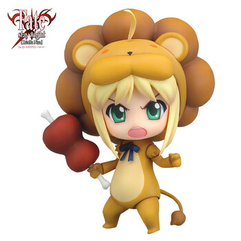 saber命运之夜金闪闪 q版面码 粘土手办模型摆件装饰品公仔 狮子塞巴