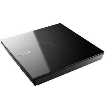 华硕8倍速 USB2.0 外置移动DVD光驱 黑色 无刻录功能 (兼容Win7、Win10和苹果 操作系统/SDR-08B1-U)
