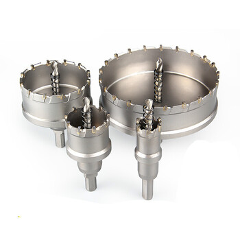 不锈钢开孔器 硬质合金 金属扩孔器钻头铁皮钢板开孔 卡其色 合金70mm