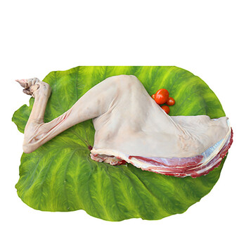 福之羊 带皮黑山羊后腿7斤礼盒装生鲜/冷冻