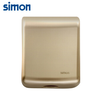 西蒙(SIMON)插座防水盒  86型面板卫生间浴室插座防水罩 开关防溅盒 香槟金色 S155-56