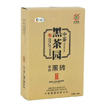 中粮中茶牌 湖南安化黑茶 2013年精研黑砖茶400g