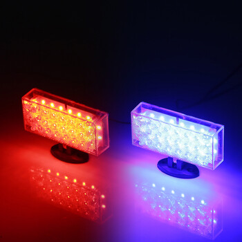 魅星meixing 摩托车改装配件 警示灯led尾灯 红蓝爆闪led刹车灯电动车