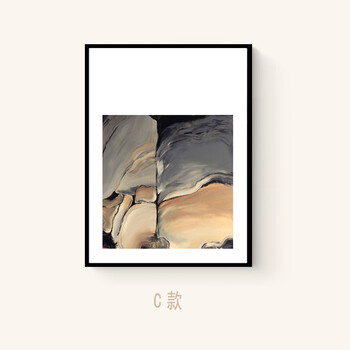 北欧风格装饰画抽象艺术客厅沙发背景墙三联挂画现代简约壁画 1 40*60