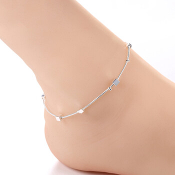 2018新款红绳999纯银脚踝链铃铛性感脚链女韩版 简约学生森系百搭