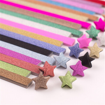 星星纸 闪钻星星折纸 许愿星手工叠纸 幸运星 叠星星纸五角星 星星纸