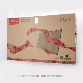 
                                        TCL D50A710 50英寸内置WiFi海量影视 安卓智能LED液晶电视机（珠光黑）                