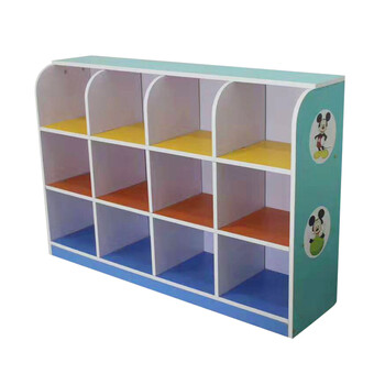 幼儿园书包柜子书架储物柜鞋柜组合区角柜玩具架收纳柜特价 米奇书包