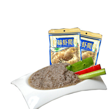 大连特色虾酱 海鲜酱新鲜虾爬酱白皮皮虾酱蘸酱料100克*10袋