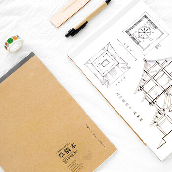 广博(GuangBo)A4/40张草稿本学生草稿纸演算本(空白本 方格本)2本装 GBR51015高中生学习神器