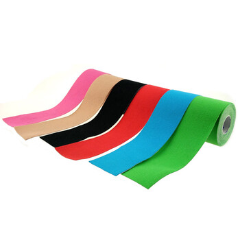 LAC肌肉贴 弹性胶布运动绷带 背部脚部腹部防水拉伤酸痛贴胶带天蓝色 LAC肌肉贴 弹性胶布运动绷带 背部脚部腹部防水拉伤酸痛贴胶带天蓝色